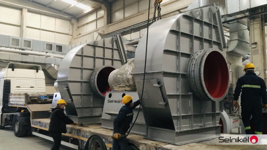 Our radial fan export has been successfully completed